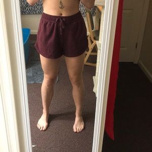 Maroon shorts